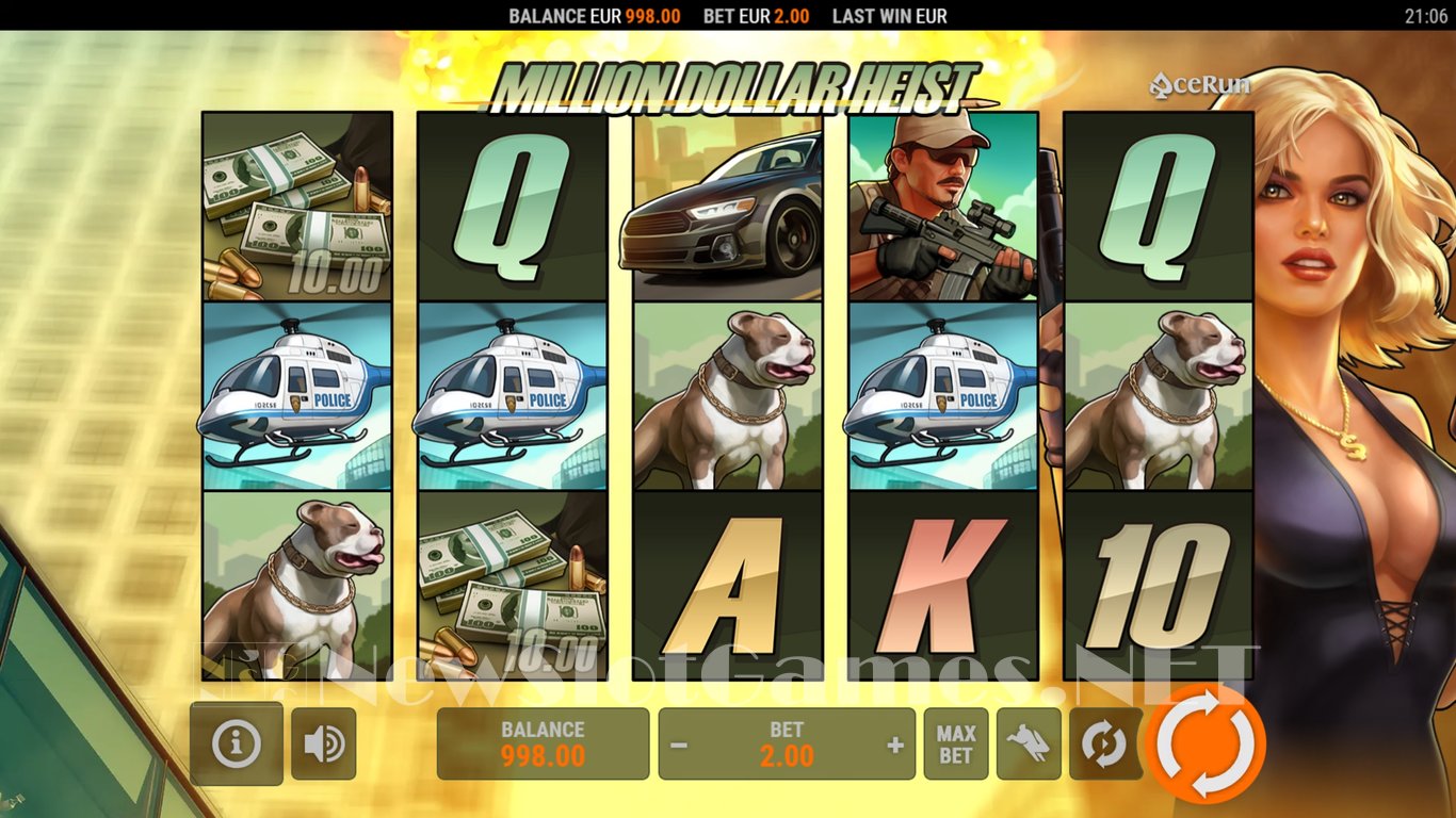 Million Dollar Heist Slot Demo Image