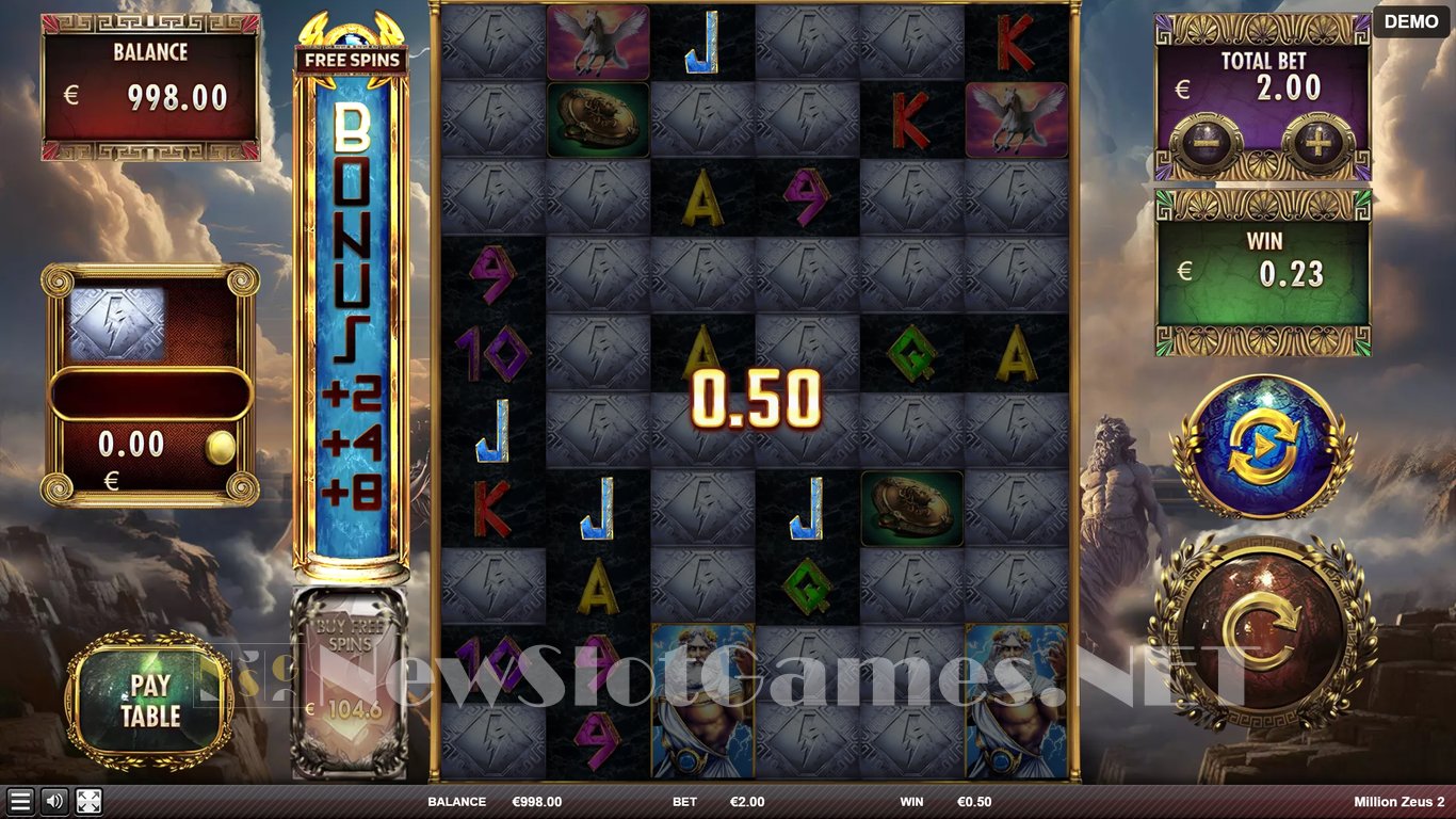 Million Zeus 2 Slot Slot Image in Demo - pic. 2