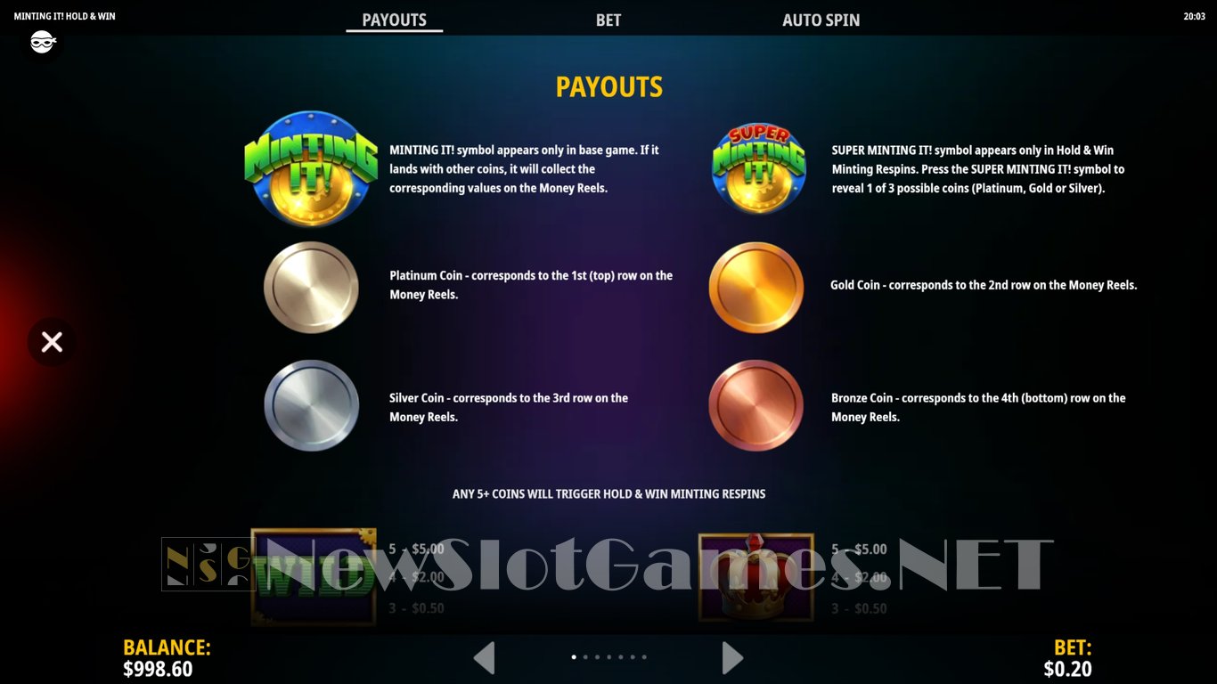 Minting It! Hold & Win Slot Slot Image in Demo - pic. 7