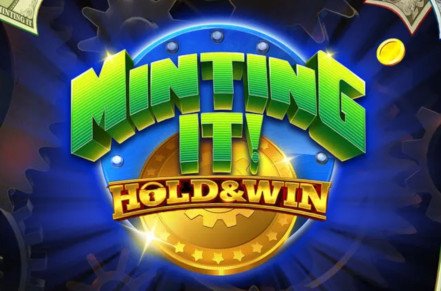 Minting It! Hold & Win Slot Logo