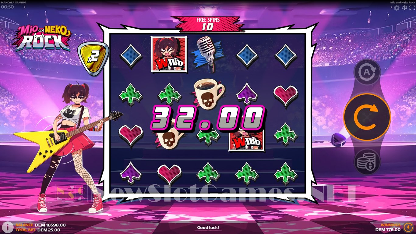 Mio and Neko Rock Slot Slot Image in Demo - pic. 10