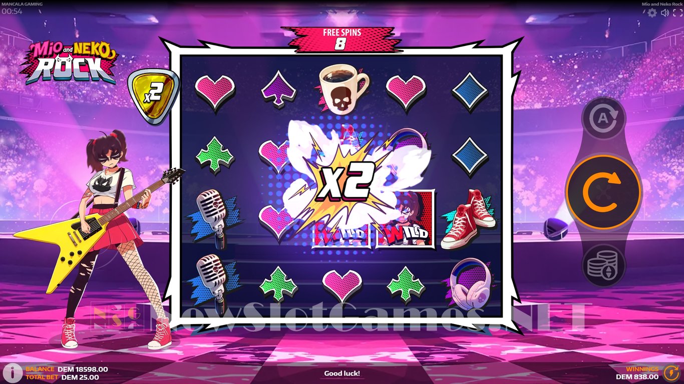 Mio and Neko Rock Slot Slot Image in Demo - pic. 11