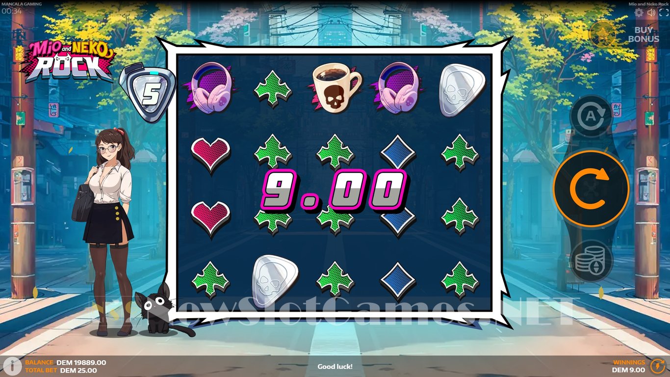 Mio and Neko Rock Slot Slot Image in Demo - pic. 5