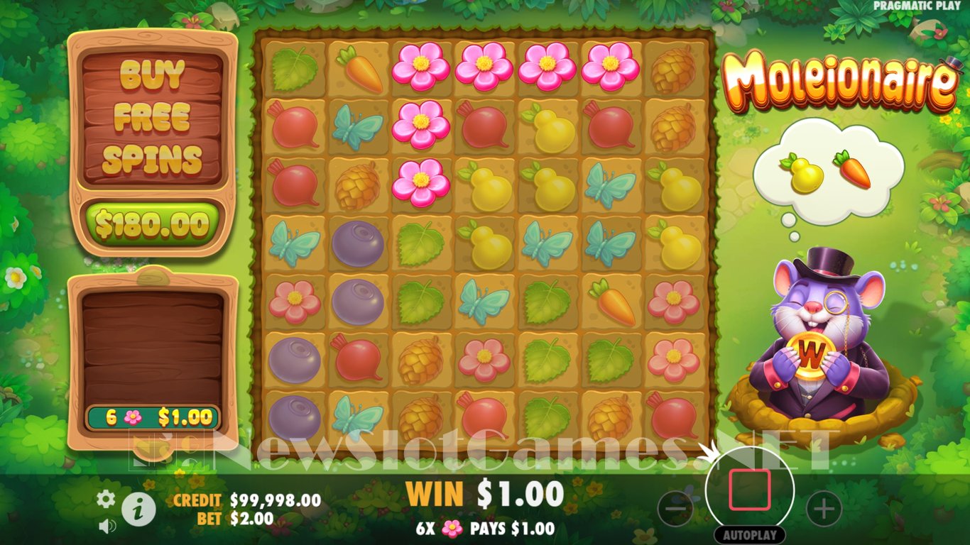 Moleionaire Slot Slot Image in Demo - pic. 2