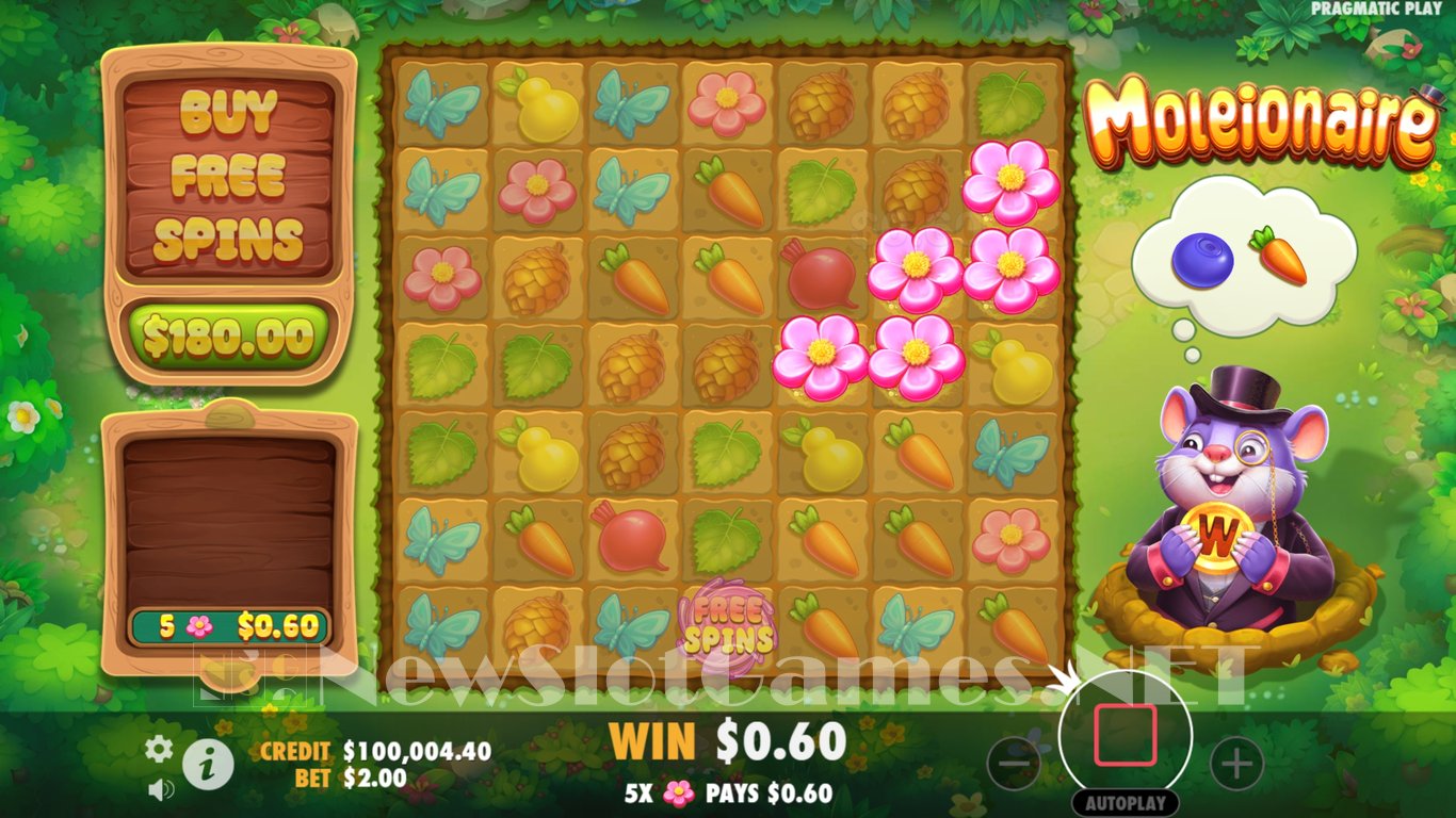 Moleionaire Slot Slot Image in Demo - pic. 5