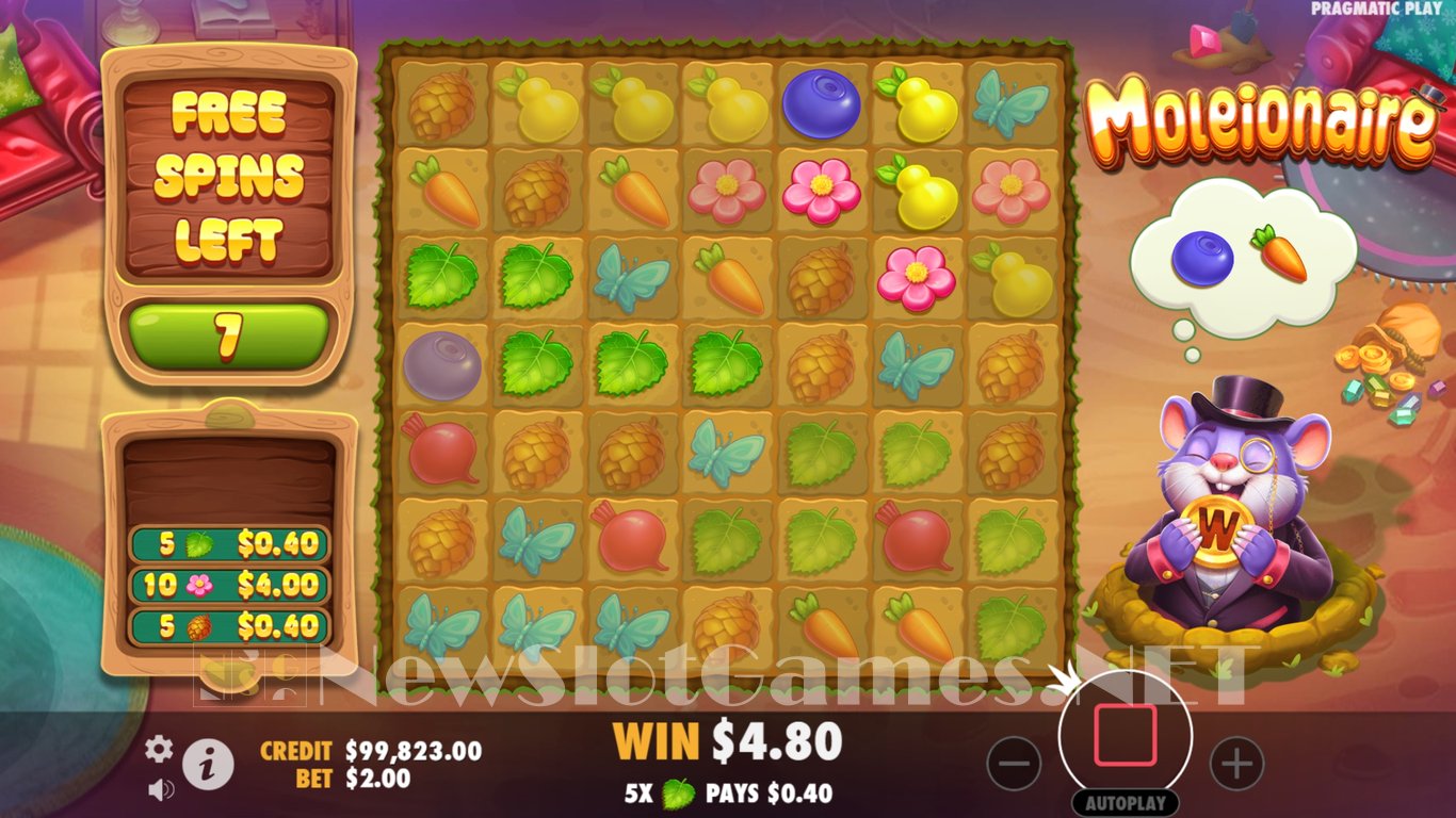 Moleionaire Slot Slot Image in Demo - pic. 9