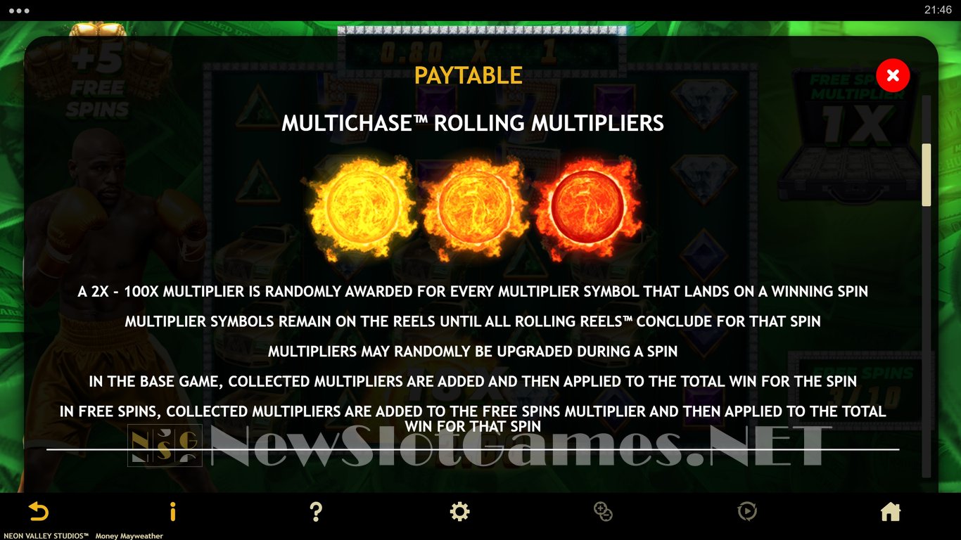 Money Mayweather Slot Slot Image in Demo - pic. 12