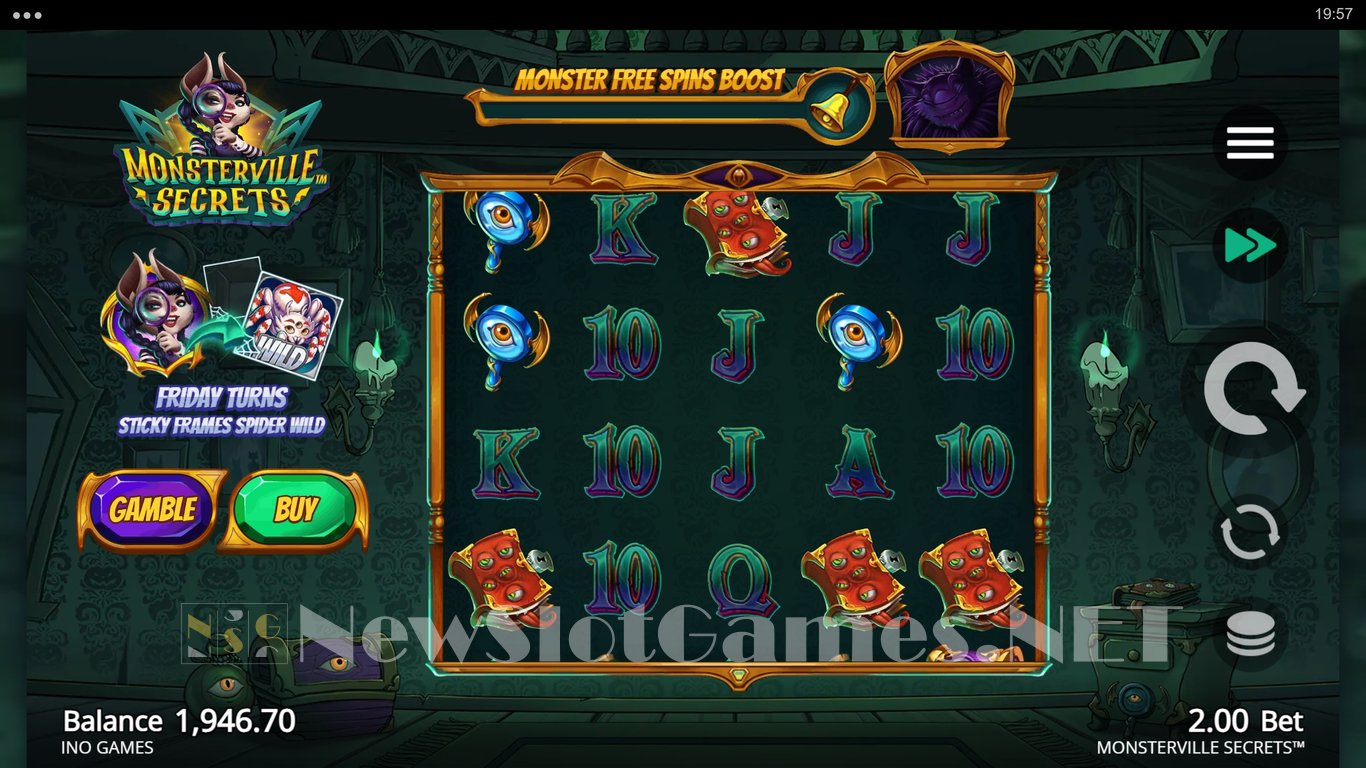 Monsterville Secrets Slot Slot Image in Demo - pic. 2