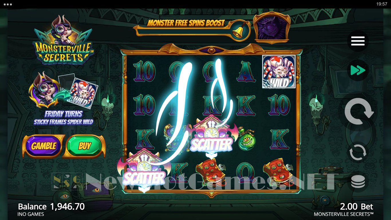 Monsterville Secrets Slot Slot Image in Demo - pic. 3