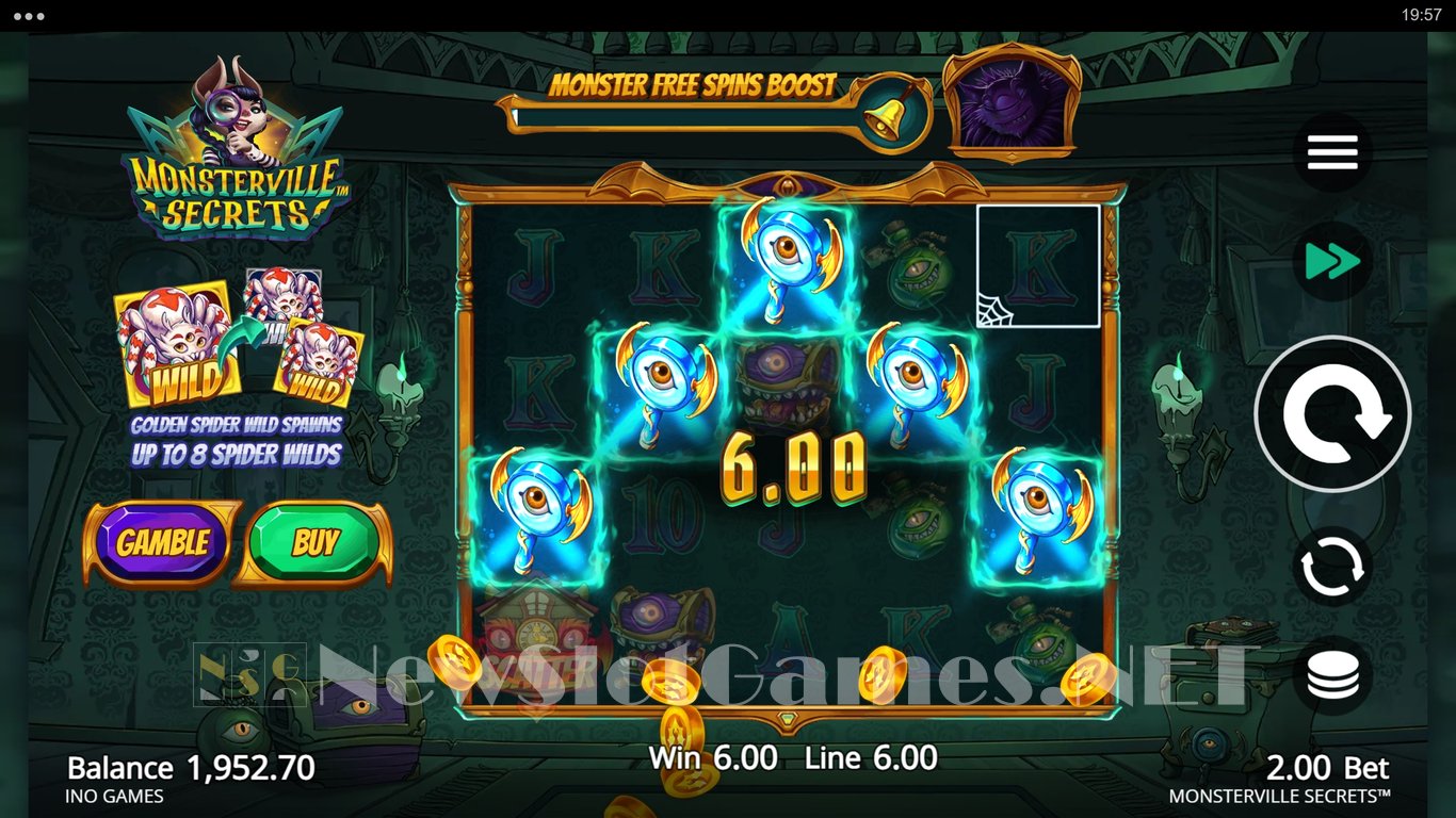 Monsterville Secrets Slot Slot Image in Demo - pic. 4