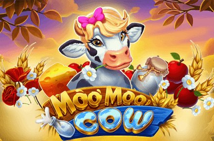 Moo Moo Cow Slot Logo