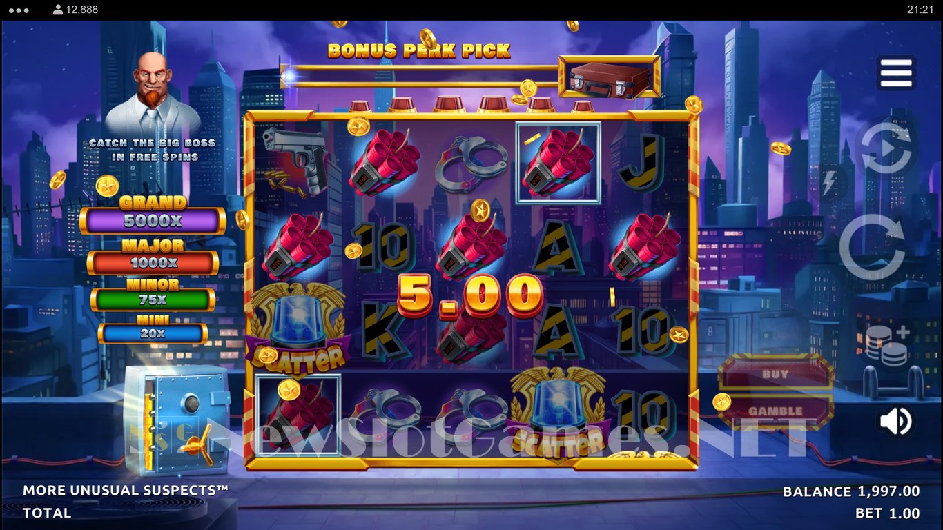 More Unusual Suspects Slot Slot Image in Demo - pic. 3