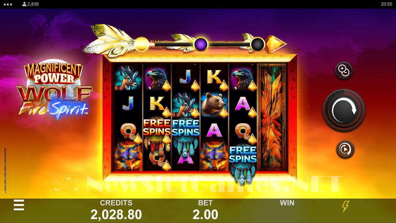 Magnificent Power Wolf Fire Spirit Slot Slot Image in Demo - pic. 2