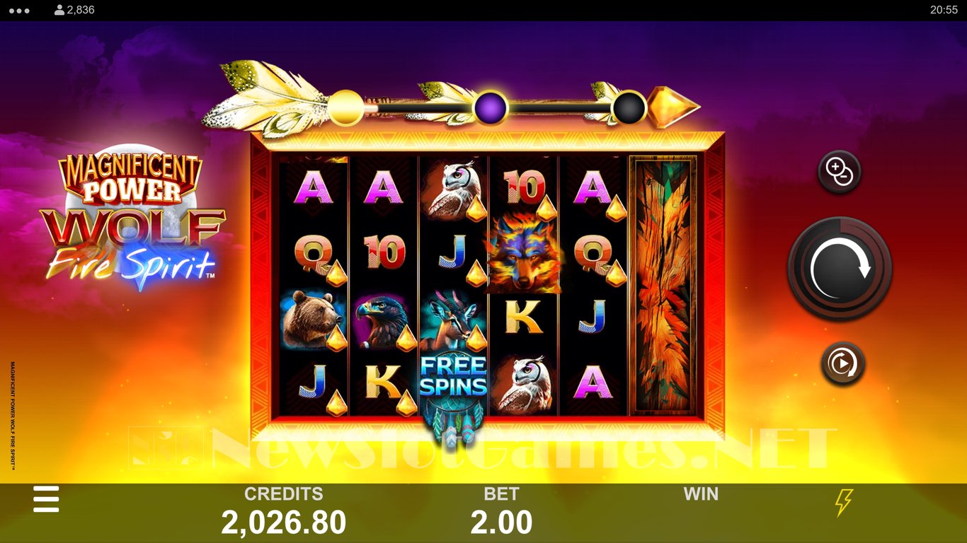 Magnificent Power Wolf Fire Spirit Slot Slot Image in Demo - pic. 3
