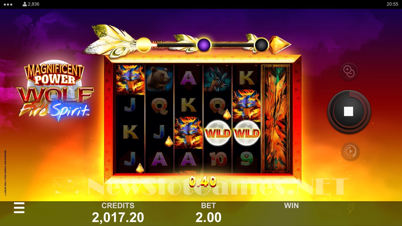 Magnificent Power Wolf Fire Spirit Slot Slot Image in Demo - pic. 4