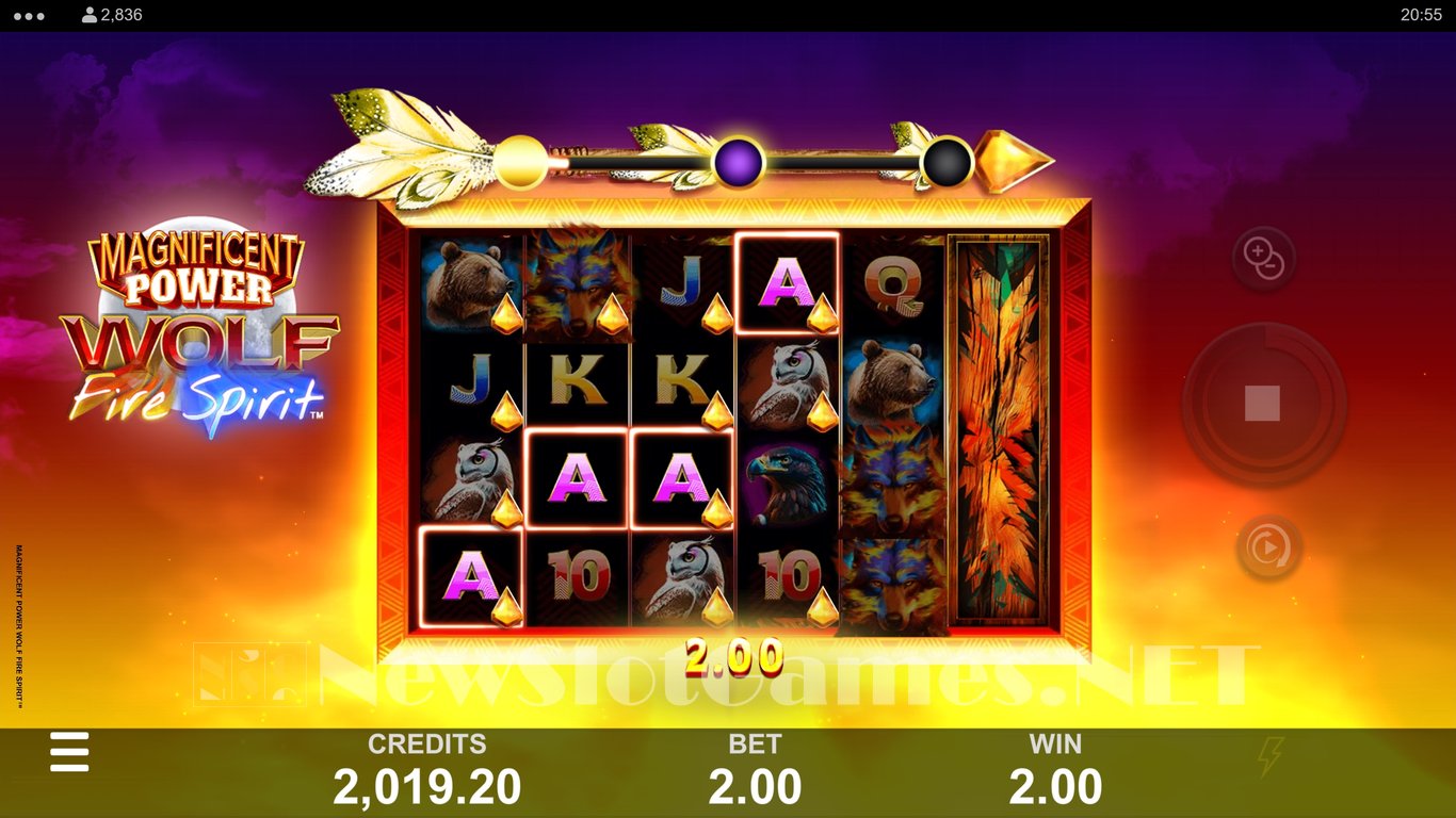 Magnificent Power Wolf Fire Spirit Slot Slot Image in Demo - pic. 5