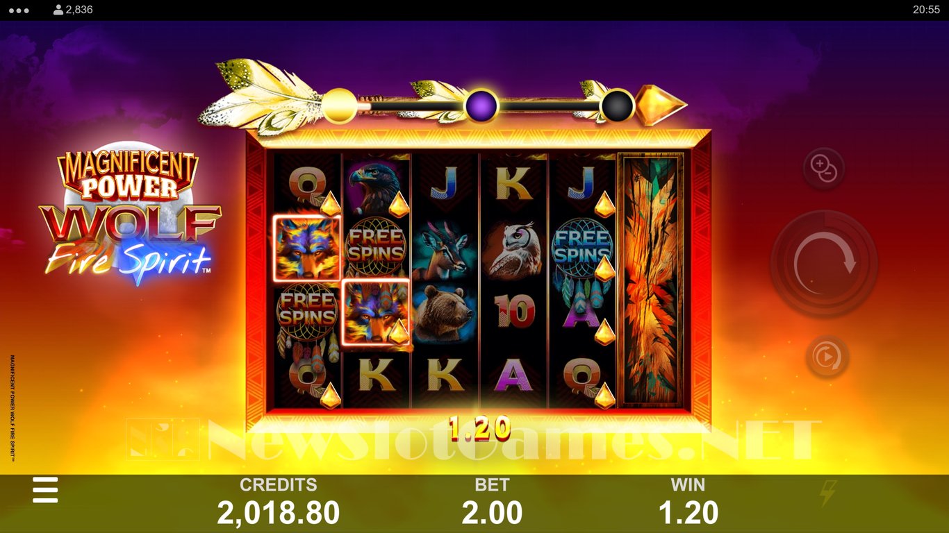 Magnificent Power Wolf Fire Spirit Slot Slot Image in Demo - pic. 7