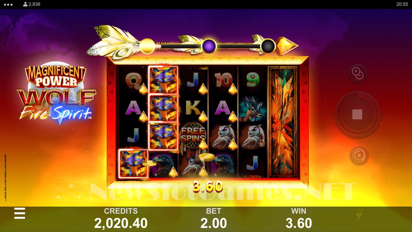 Magnificent Power Wolf Fire Spirit Slot Slot Image in Demo - pic. 8