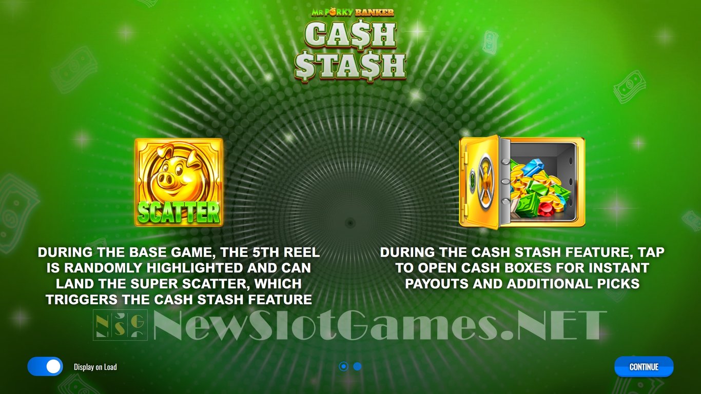 Mr Porky Banker Cash Stash Slot Demo Image