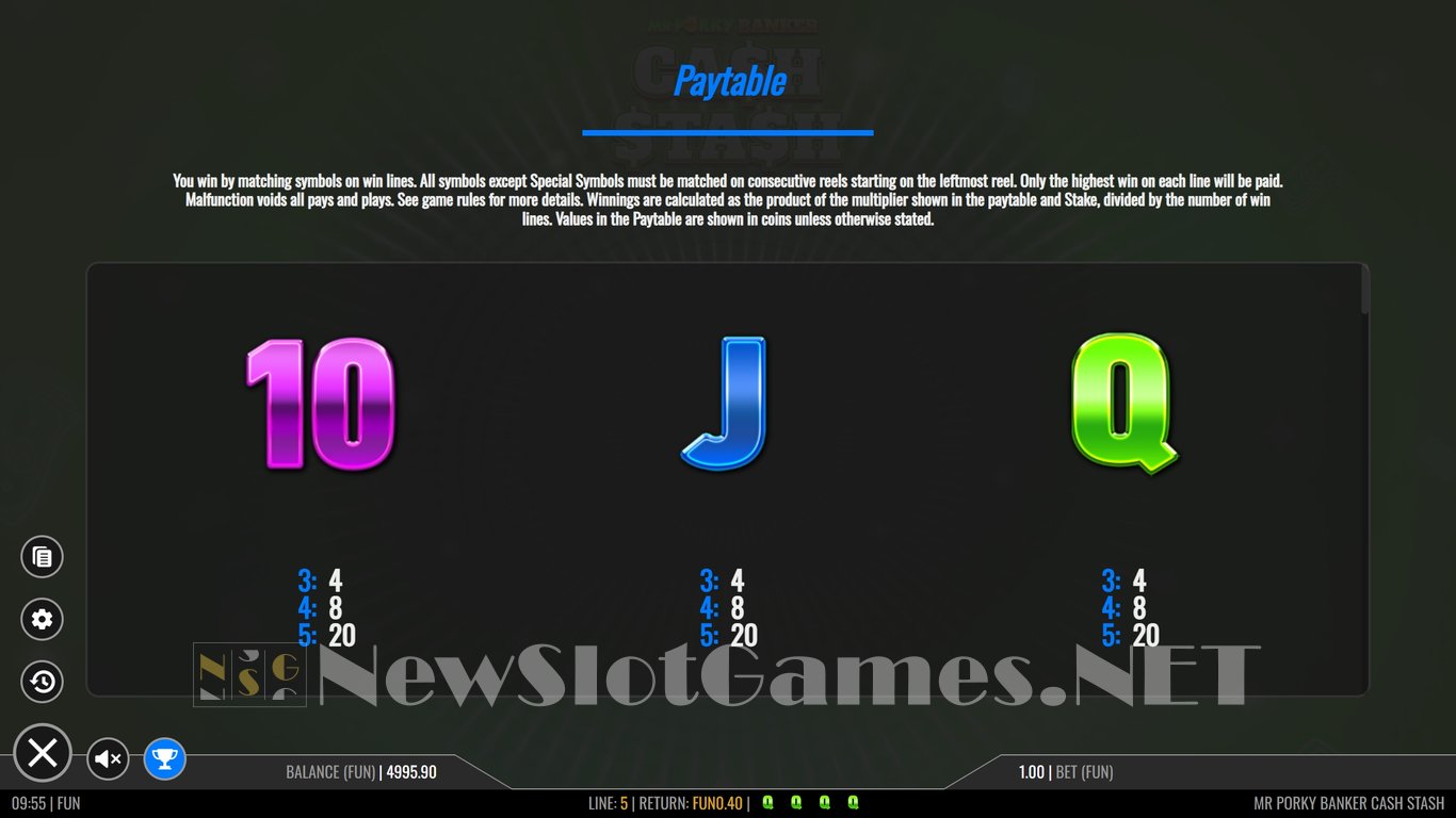Mr Porky Banker Cash Stash Slot Slot Image in Demo - pic. 6