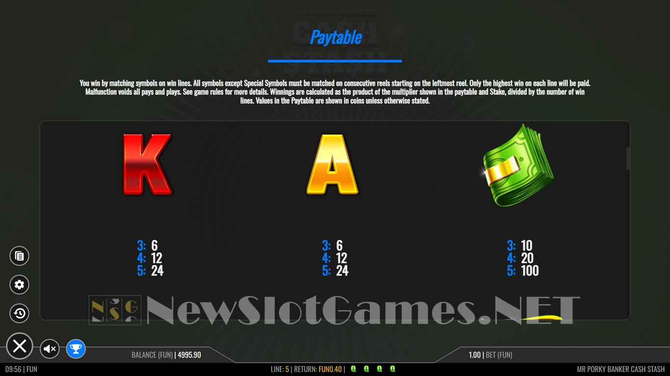 Mr Porky Banker Cash Stash Slot Slot Image in Demo - pic. 7