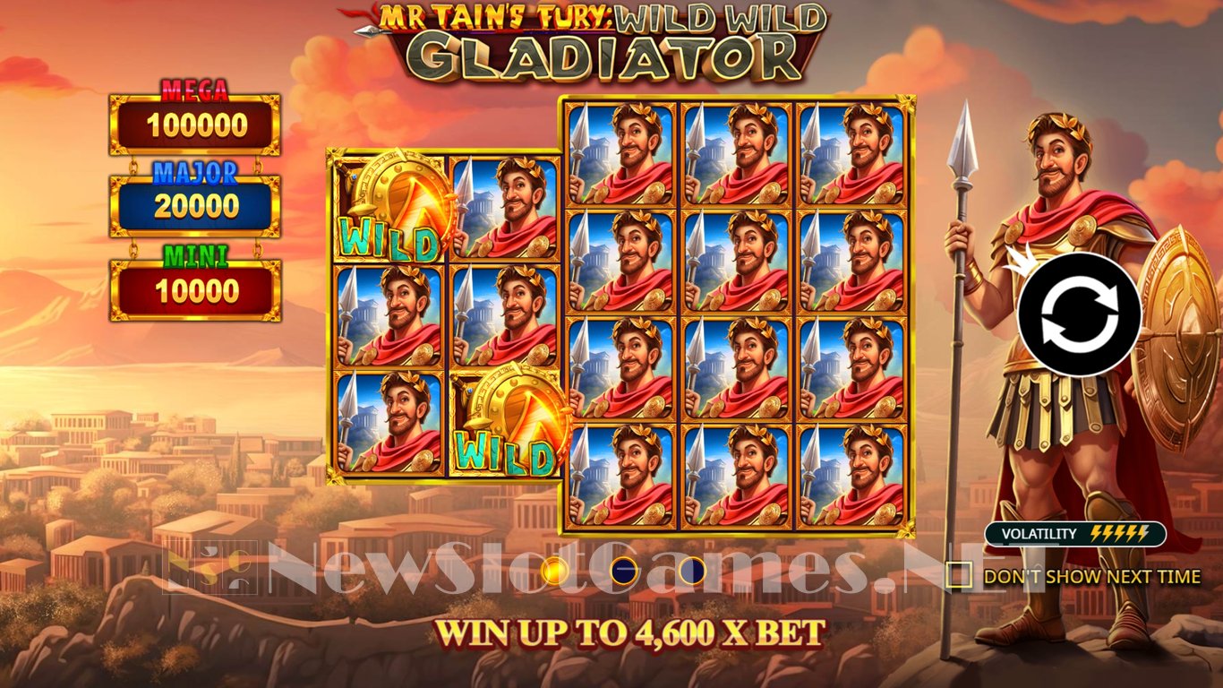 Mr Tains Fury Wild Wild Gladiator Slot Demo Image