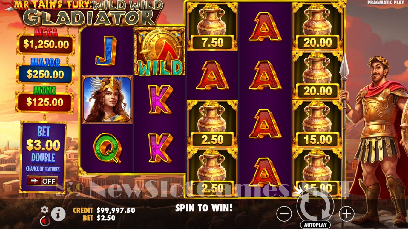 Mr Tains Fury Wild Wild Gladiator Slot Slot Image in Demo - pic. 2