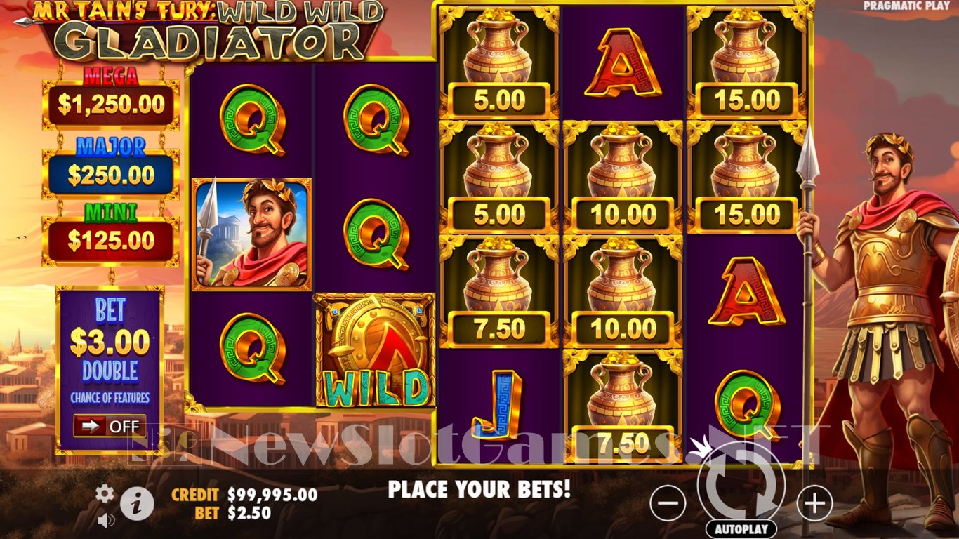 Mr Tains Fury Wild Wild Gladiator Slot Slot Image in Demo - pic. 3