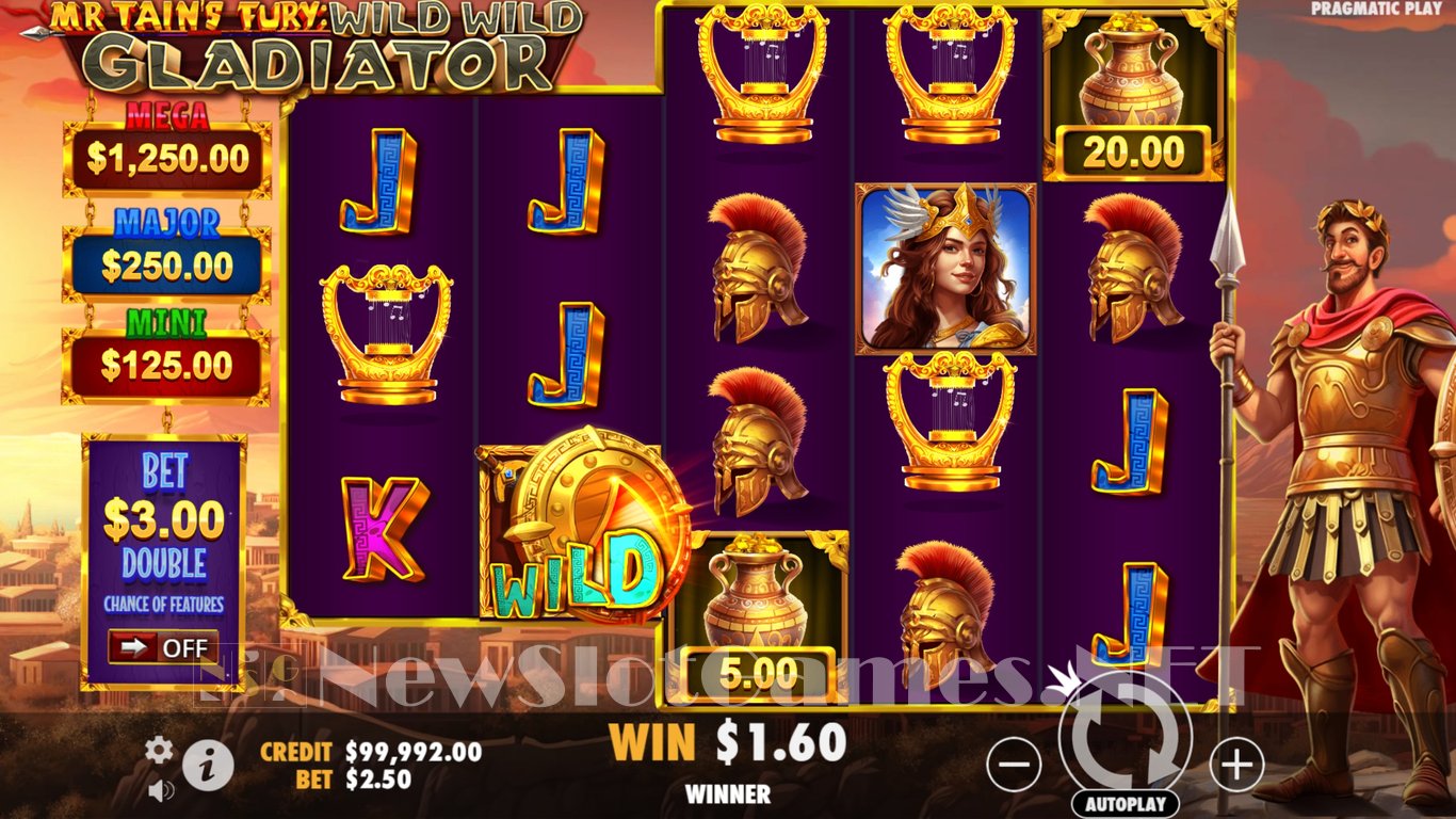 Mr Tains Fury Wild Wild Gladiator Slot Slot Image in Demo - pic. 5