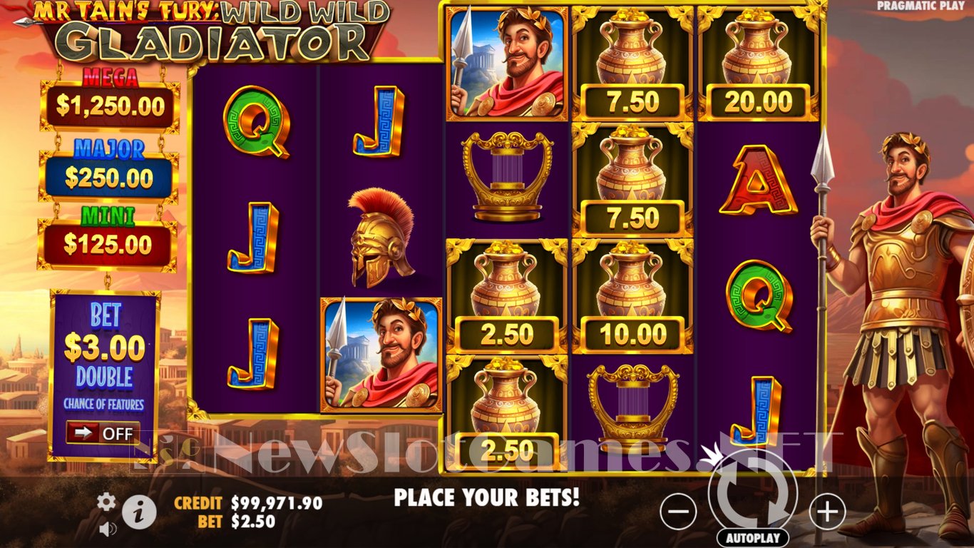 Mr Tains Fury Wild Wild Gladiator Slot Slot Image in Demo - pic. 9