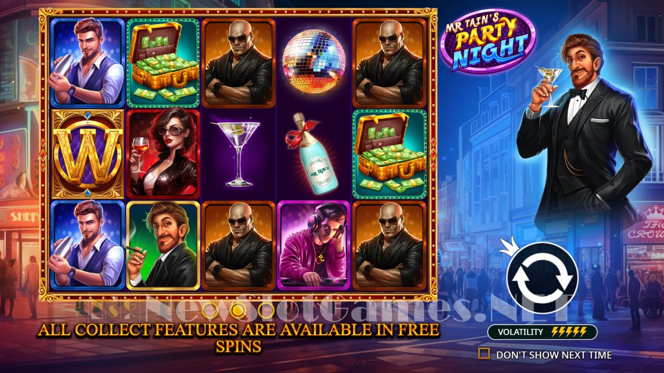 Mr Tains Party Night Slot Demo Image