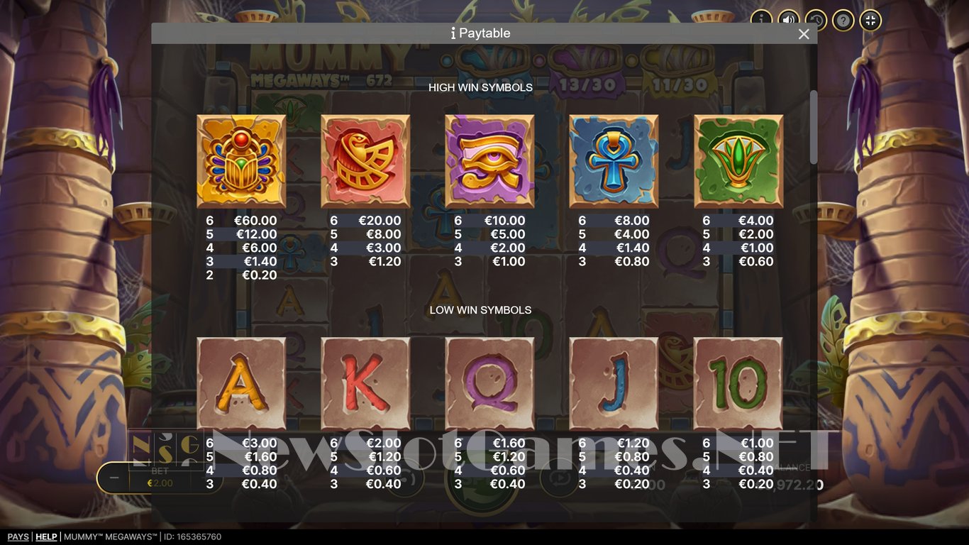 Mummy Megaways Slot Slot Image in Demo - pic. 10