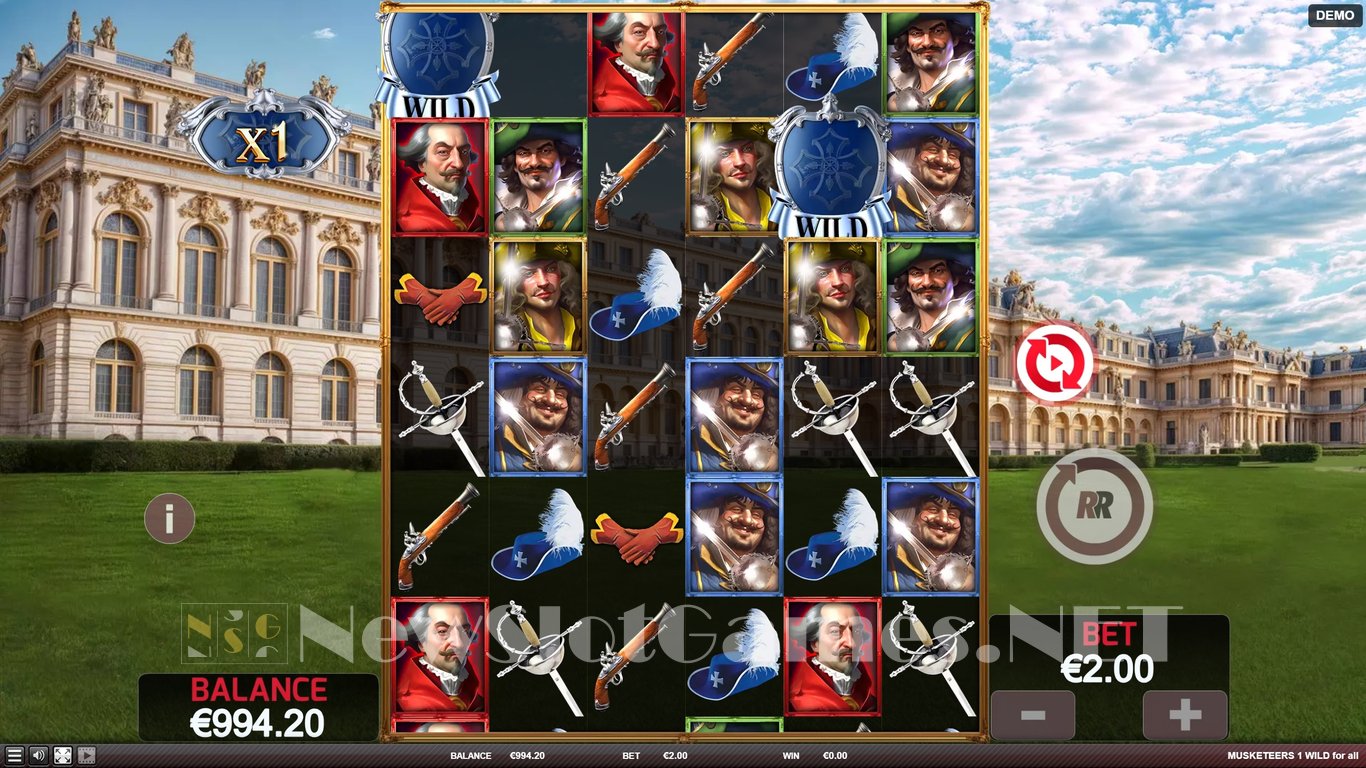 Musketeers 1 Wild for All Slot Slot Image in Demo - pic. 3