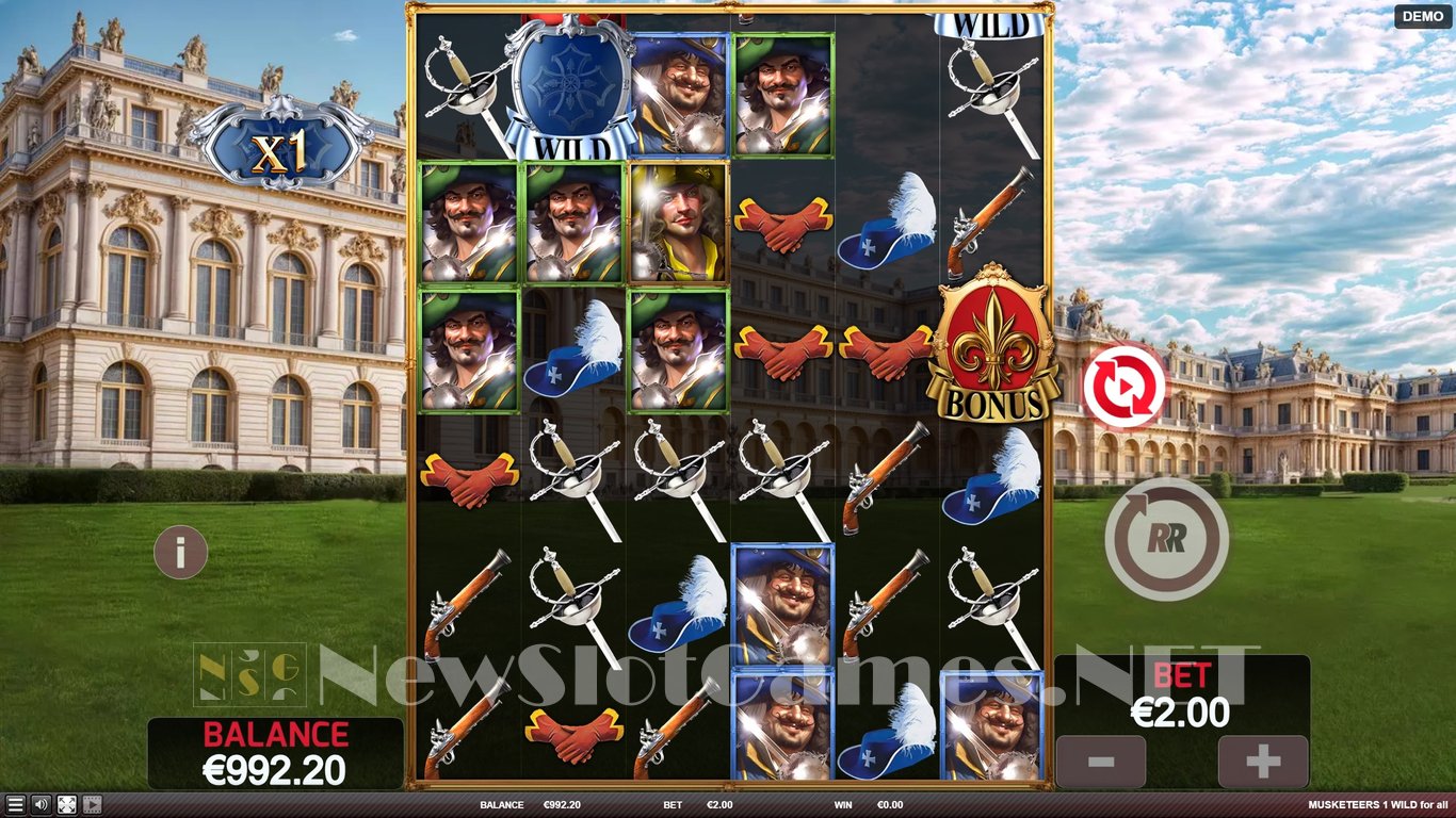 Musketeers 1 Wild for All Slot Slot Image in Demo - pic. 4