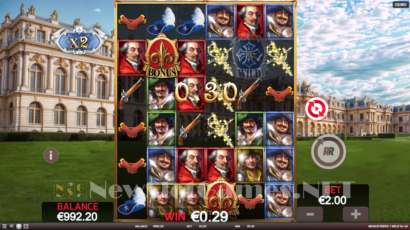 Musketeers 1 Wild for All Slot Slot Image in Demo - pic. 5