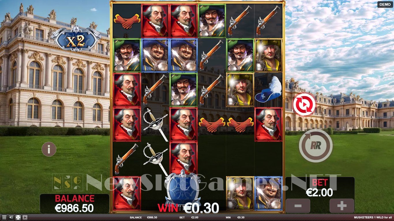 Musketeers 1 Wild for All Slot Slot Image in Demo - pic. 6