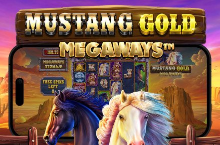 Mustang Gold Megaways Slot Logo