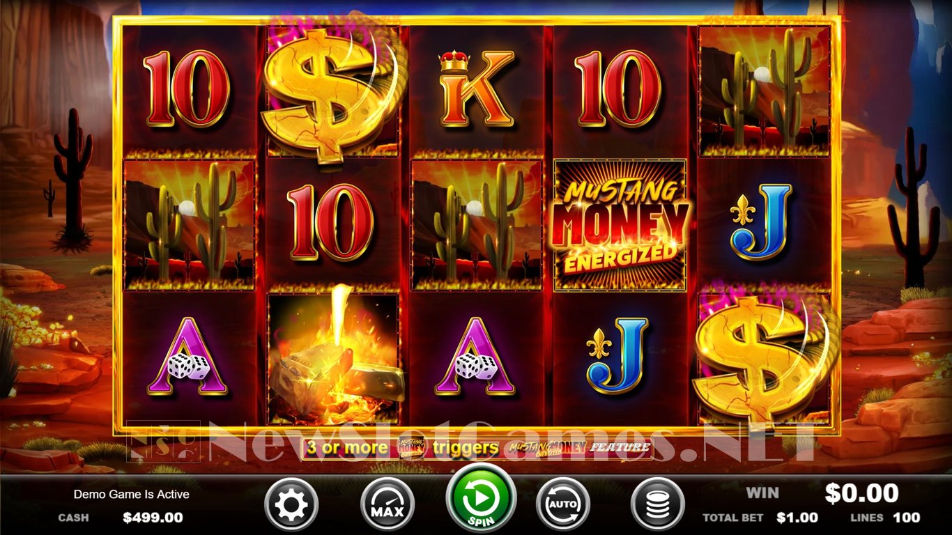 Mustang Money Energized Slot Demo Image
