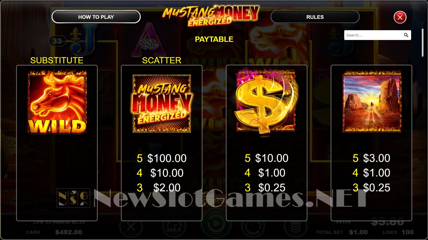 Mustang Money Energized Slot Slot Image in Demo - pic. 6