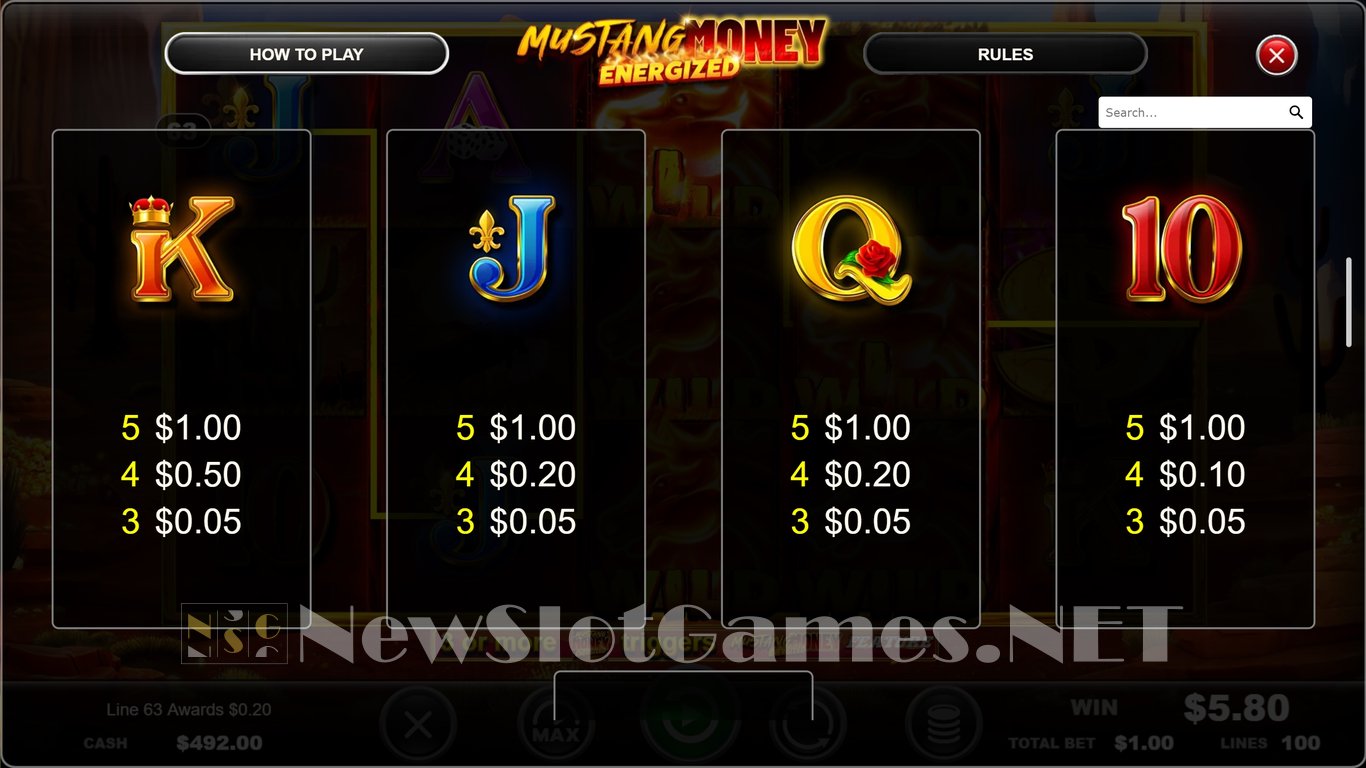Mustang Money Energized Slot Slot Image in Demo - pic. 8