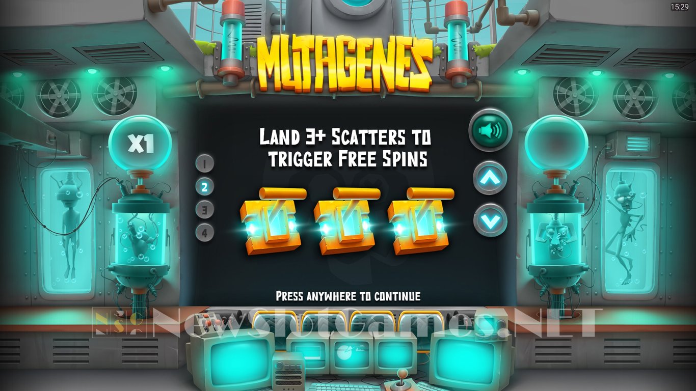 Mutagenes Slot Demo Image