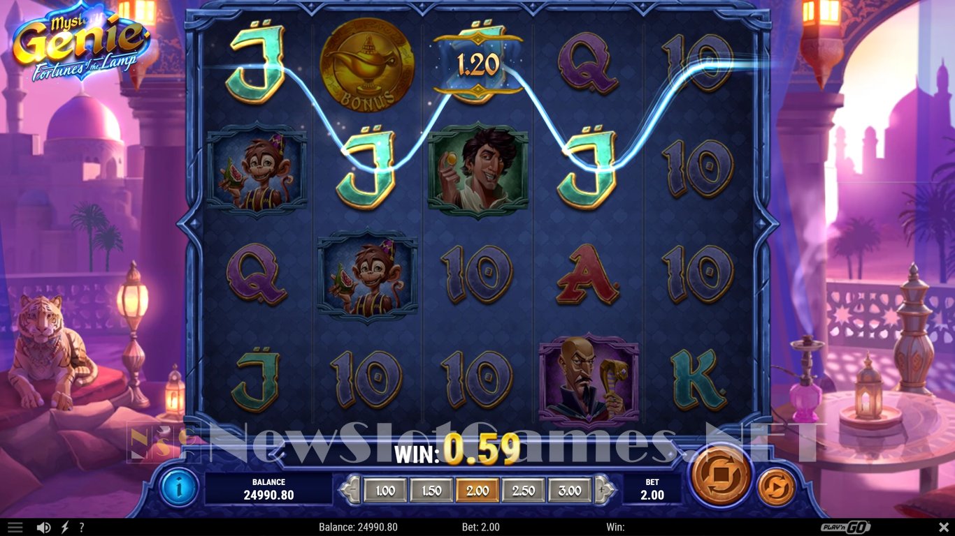 Mystery Genie Fortunes of the Lamp Slot Slot Image in Demo - pic. 4