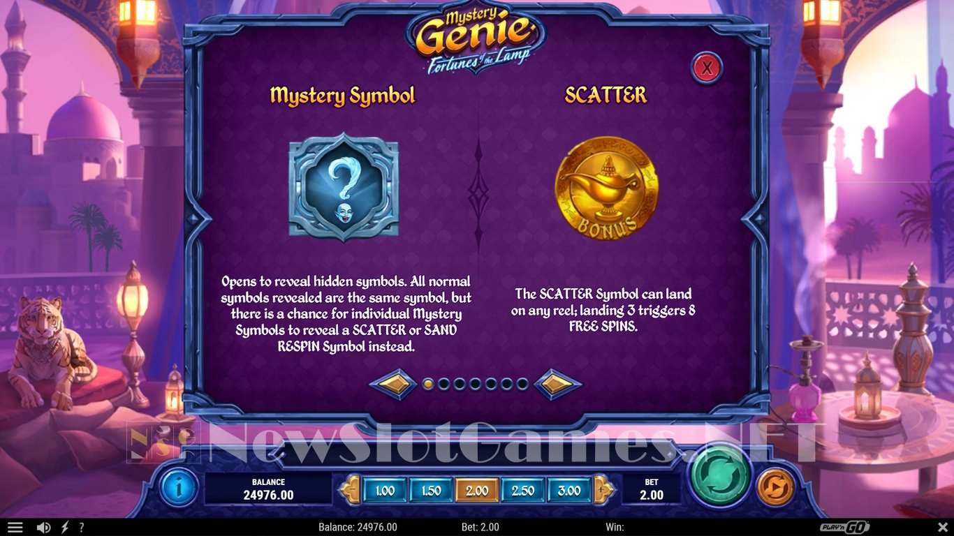 Mystery Genie Fortunes of the Lamp Slot Slot Image in Demo - pic. 6