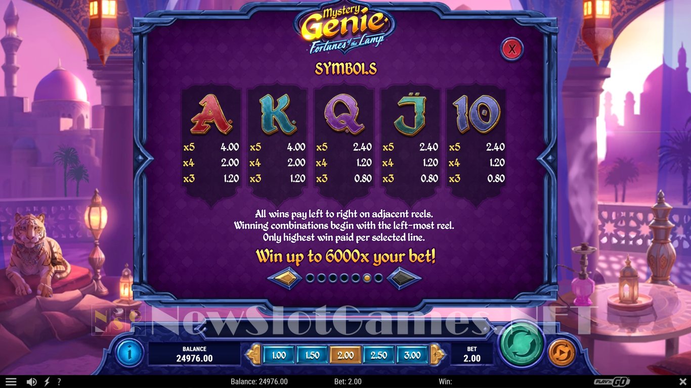 Mystery Genie Fortunes of the Lamp Slot Slot Image in Demo - pic. 8
