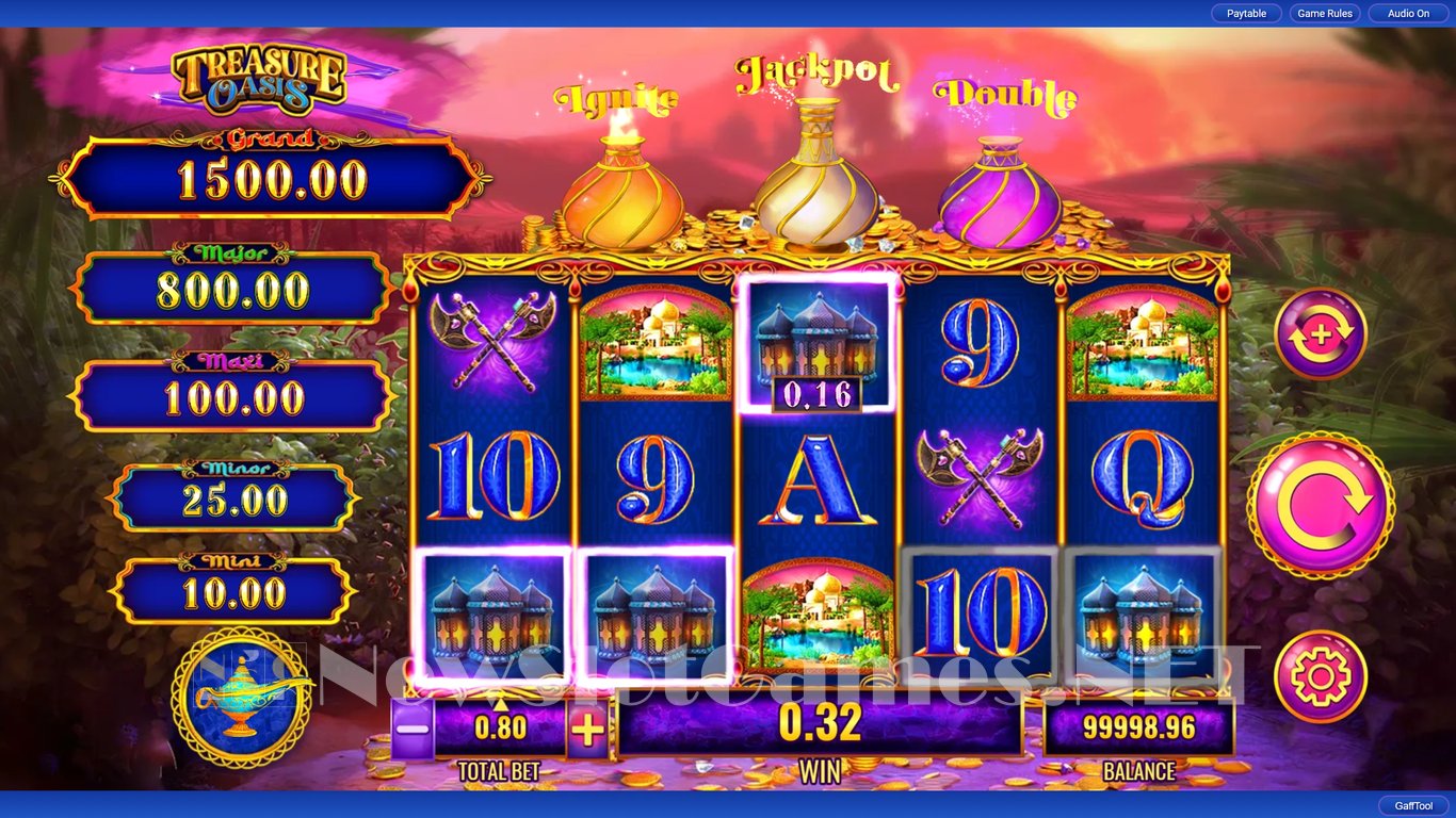 Mystery of the Lamp Treasure Oasis Slot Slot Image in Demo - pic. 4