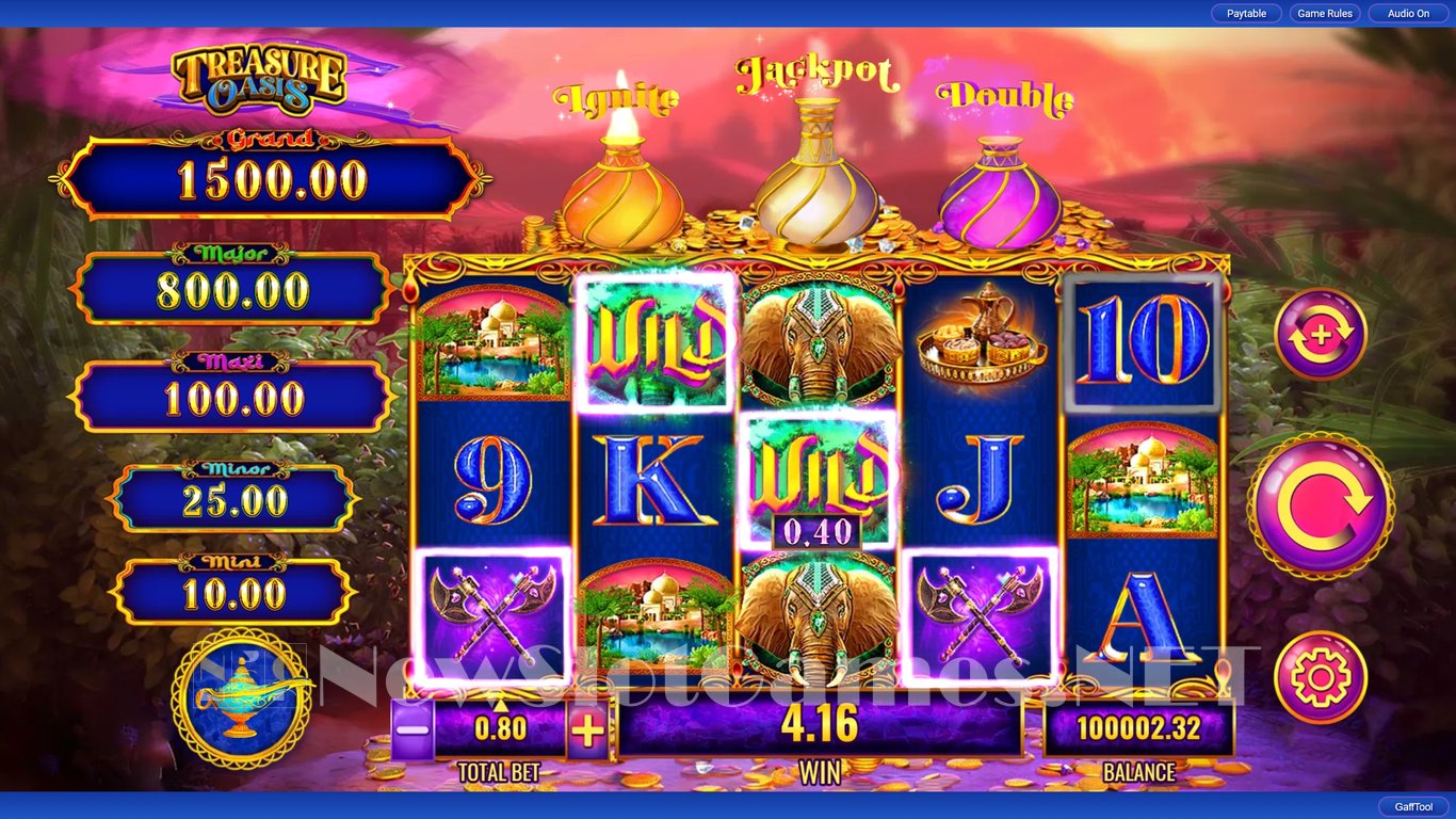 Mystery of the Lamp Treasure Oasis Slot Slot Image in Demo - pic. 5