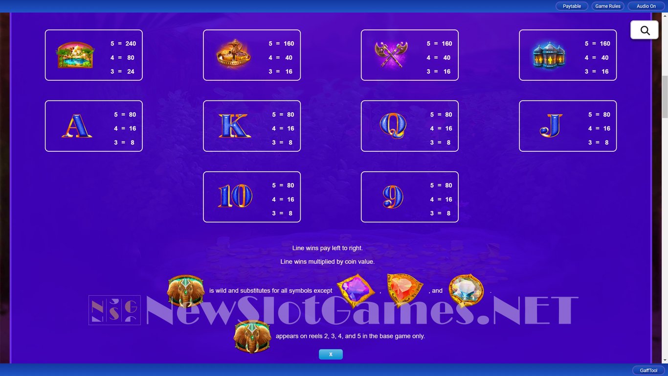 Mystery of the Lamp Treasure Oasis Slot Slot Image in Demo - pic. 7