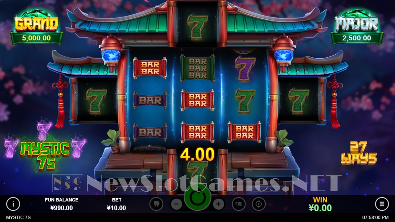 Mystic 7s Slot Demo Image