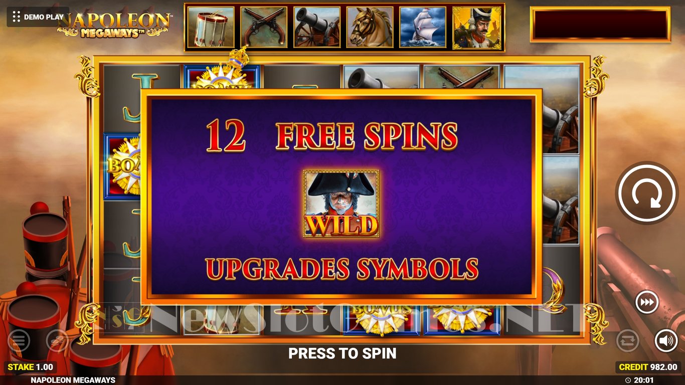 Napoleon Megaways Slot Slot Image in Demo - pic. 10