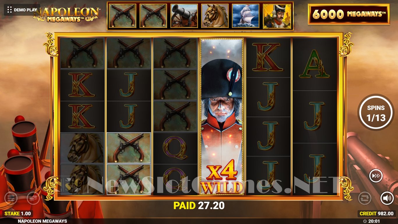 Napoleon Megaways Slot Slot Image in Demo - pic. 11